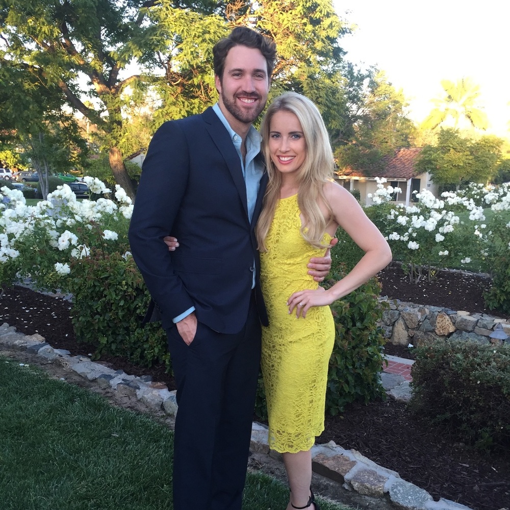 Golden Yellow Lace Midi Dress